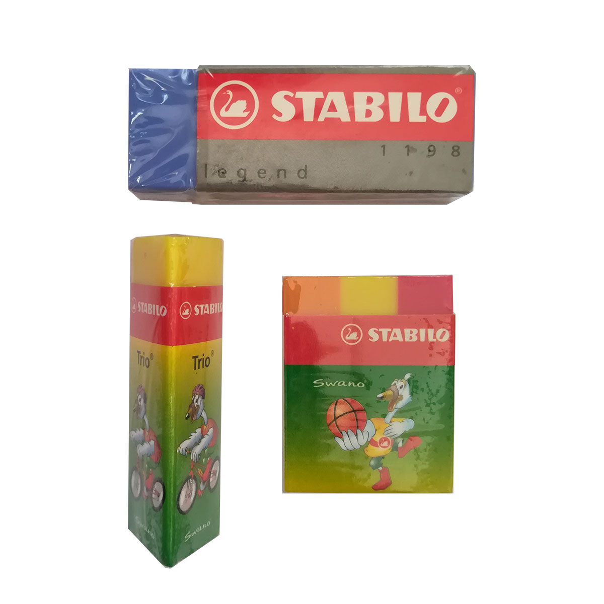 پاک کن استابیلو مدل استیودنت مجموعه 3 عددی