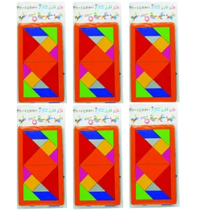 بازی فکری تانگرام مدل MS7 بسته 6 عددی