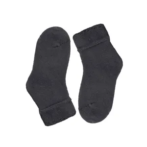 جوراب ساق بلند دخترانه مدل حوله ای