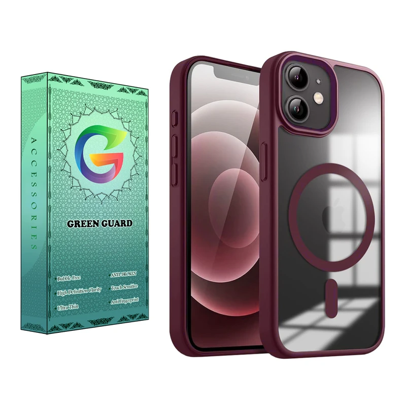 کاور گرین گارد طرح Magsafe-Color کد KL_J34 مناسب برای گوشی موبایل اپل Iphone 12