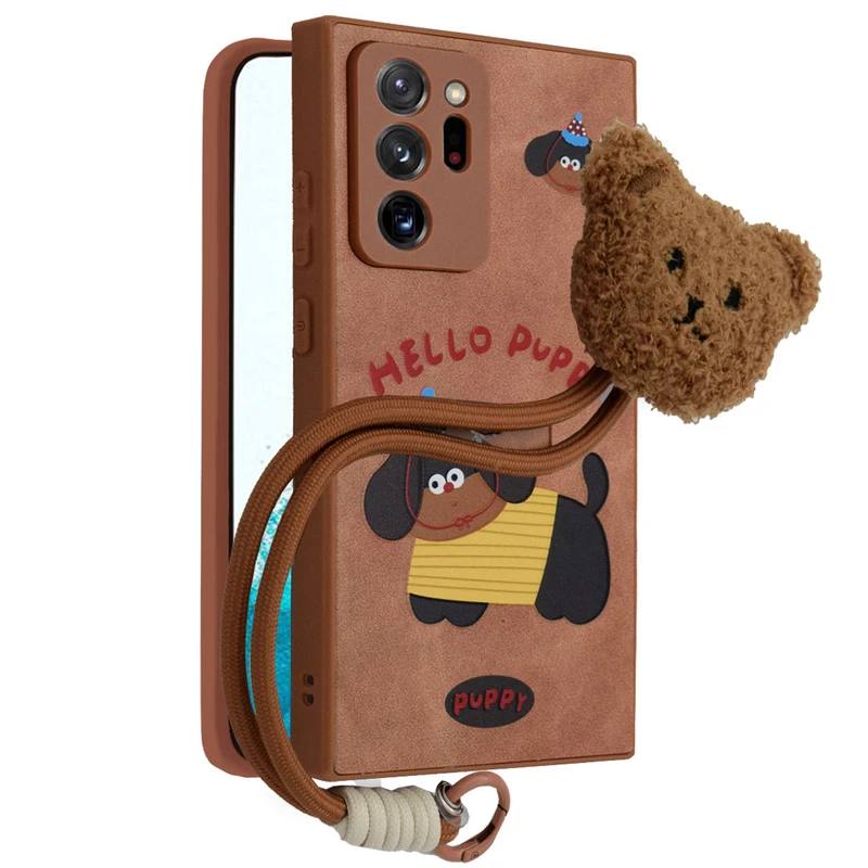 کاور مدل Cuddle Grip مناسب برای گوشی موبایل سامسونگ Galaxy Note 20 Ultra به همراه بند آویز