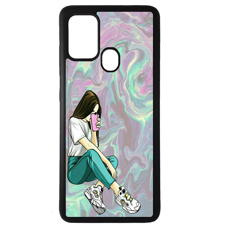 کاور طرح دختر کد 1146 مناسب برای گوشی موبایل سامسونگ galaxy m30s