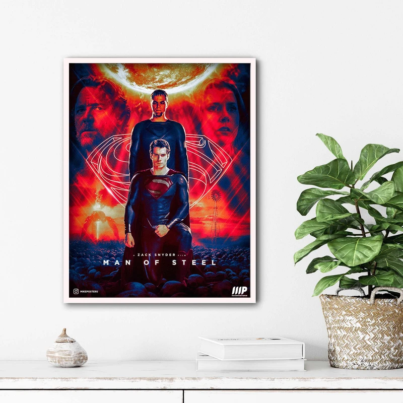 تابلو آتریسا طرح پوستر فیلم super man مدل ATm245