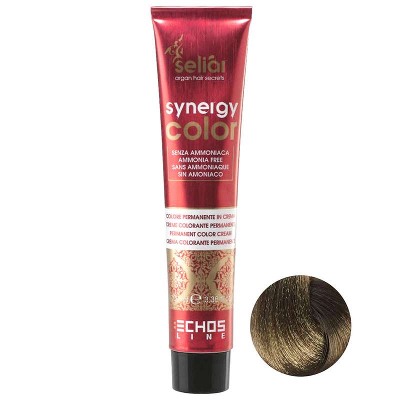 رنگ مو اچ اس لاین شماره 7.31 حجم 100 میلی لیتر رنگ بلوند شنی