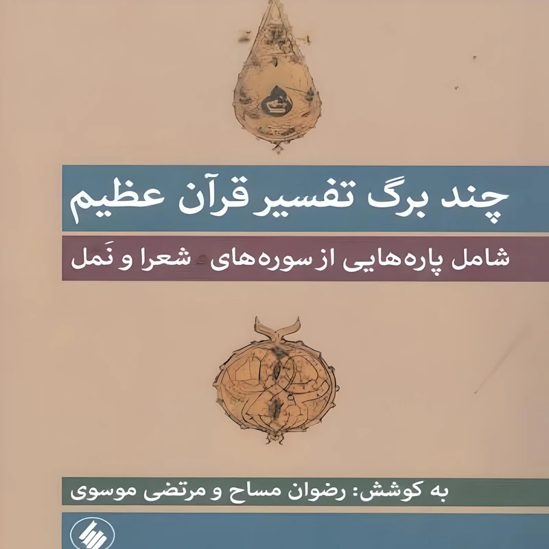 کتاب چند برگ تفسیر قرآن عظیم اثر رضوان مساح و مرتضی موسوی انتشارات فروزان روز