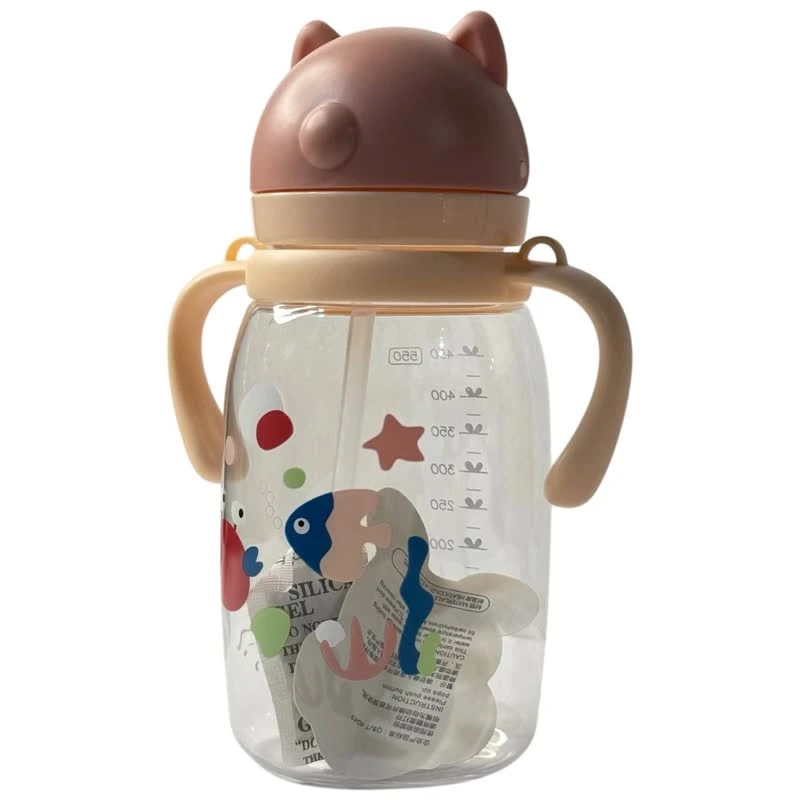 قمقمه طرح گربه مدل فانتزی کد50 گنجایش 0.5 لیتر