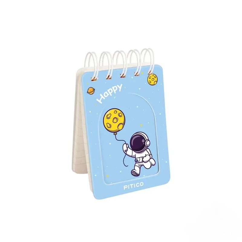 دفترچه یادداشت 80 برگ پیتیکو طرح فضانورد کد 01