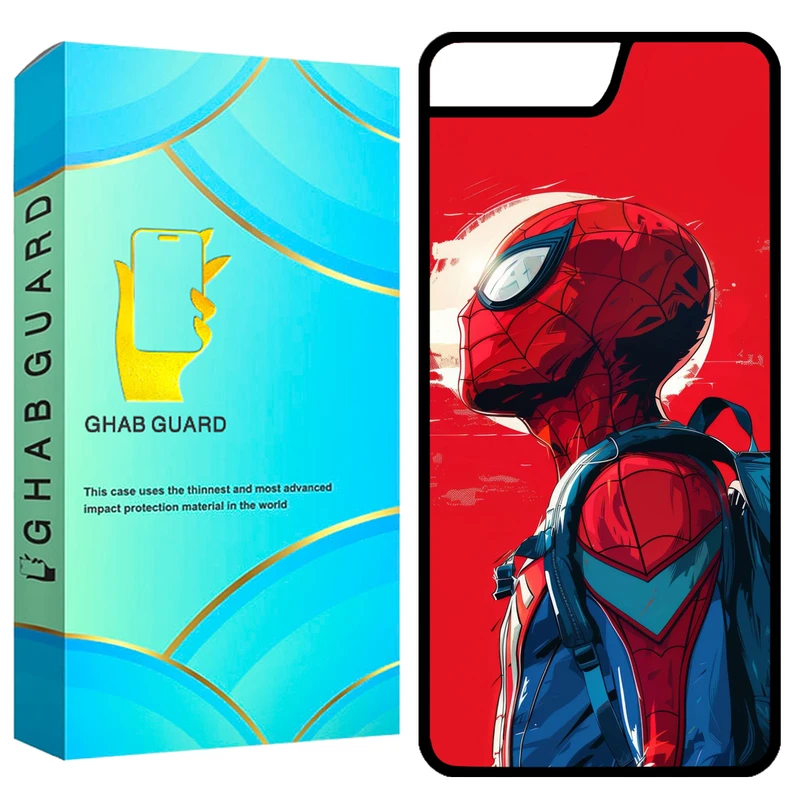 کاور قاب گارد طرح اسپایدر من مدل GCHP7P مناسب برای گوشی موبایل اپل iPhone 7 Plus / 8 Plus