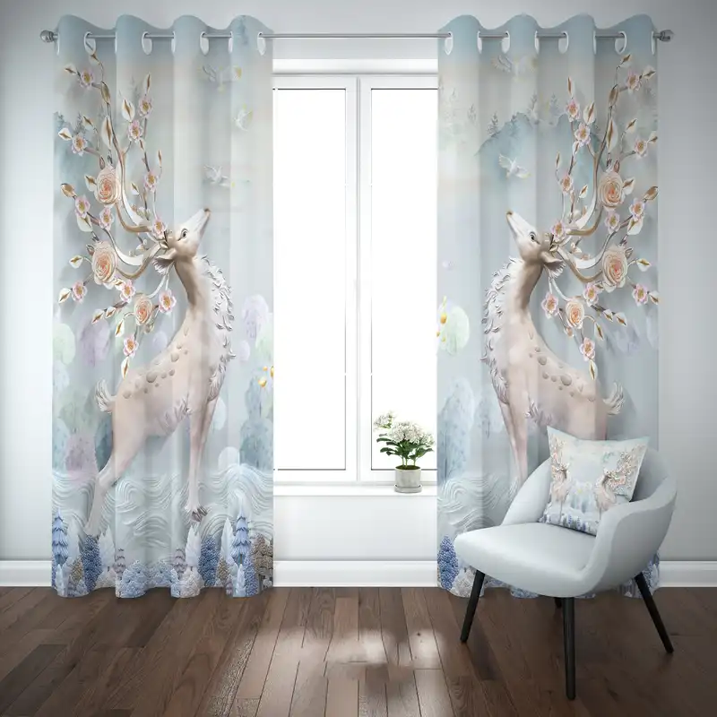 پرده مدل b2493 سایز 140×280 سانتی متر