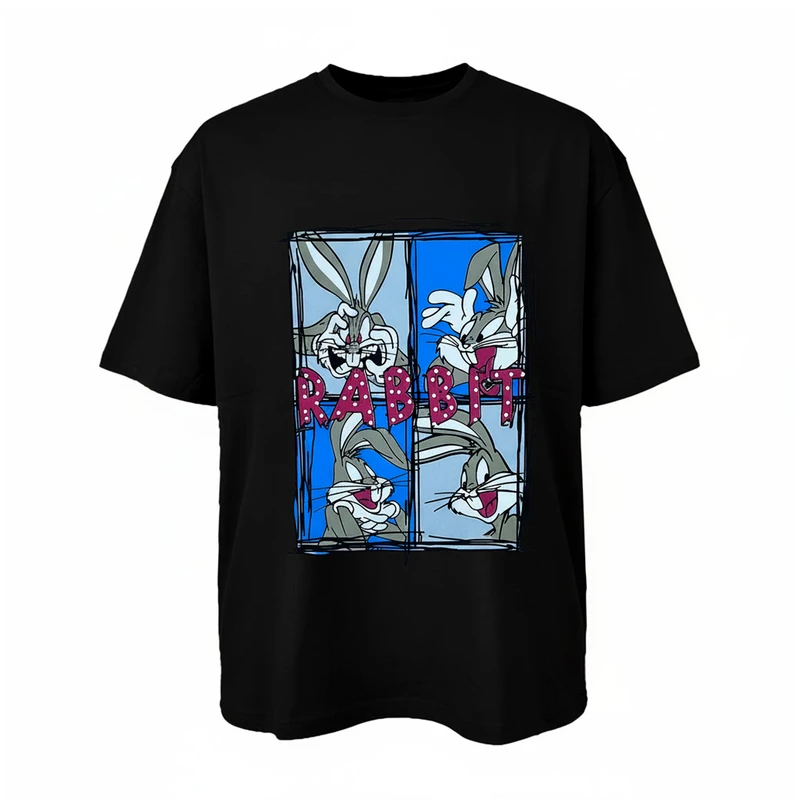 تی‌شرت آستین کوتاه زنانه مدل والا دوخت 22