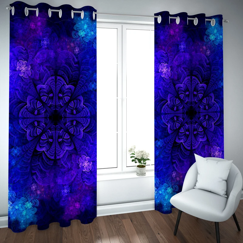 پرده مدل چاپی هازان سایز 300×150 سانتی متر 