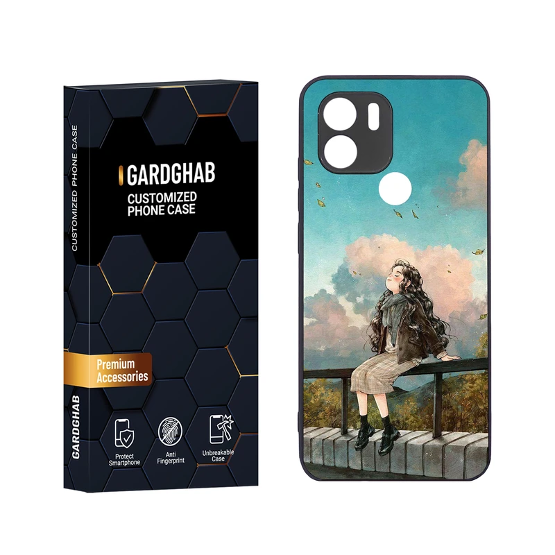 کاور گارد قاب مدل دور ژله ای دخترانه مناسب برای گوشی موبایل شیائومی Redmi A1 Plus / A2 Plus / Poco C50 / Poco C51