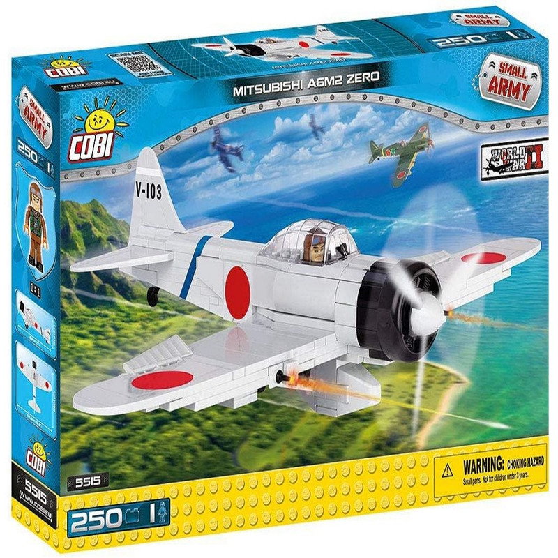 ساختنی کوبی مدل هواپیمای جنگنده Mitsubishi A6M Zero
