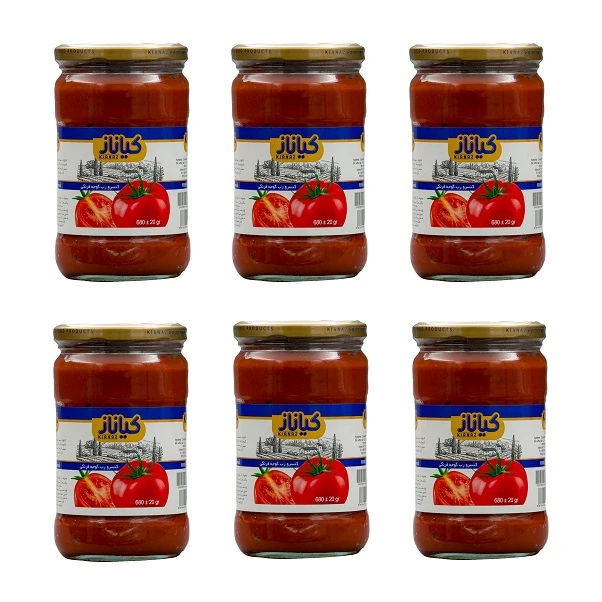  رب گوجه فرنگی کیاناز - 680 گرم بسته 6 عددی