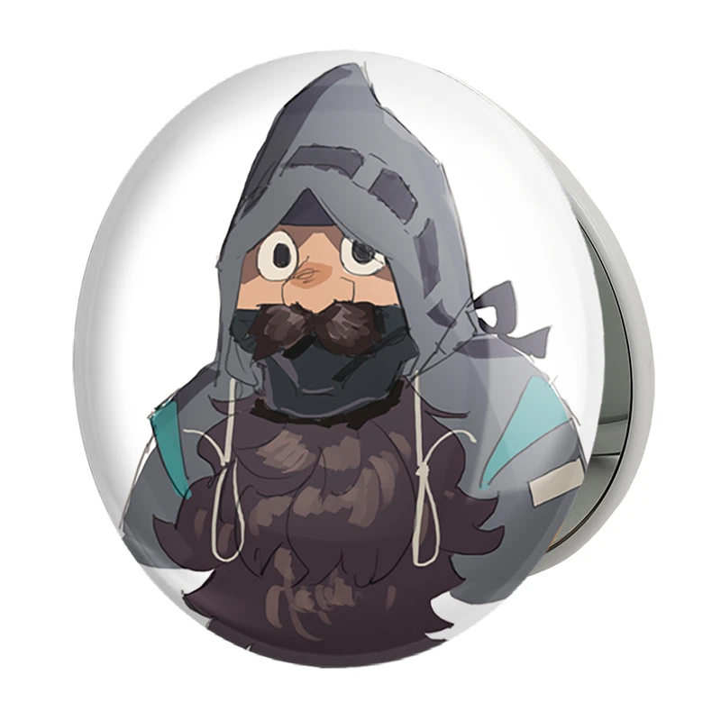 آینه جیبی خندالو طرح سنشی انیمه خوشمزه در سیاه چال مدل تاشو کد 35888