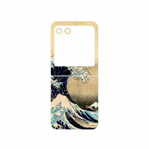 MAHOOT The Great Wave off Kanagawa of Hokusai Cover Sticker for Motorola Razr 40 Ultra