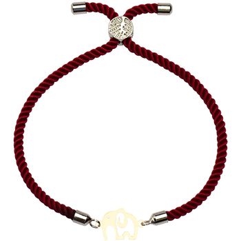 دستبند طلا 18 عیار زنانه کرابو طرح فیل مدل Kr2364