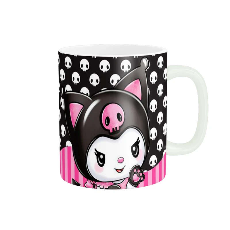 ماگ پاد آفرین مدل کارتونی عروسکی طرح کرومی دخترونه ترند کد p10785