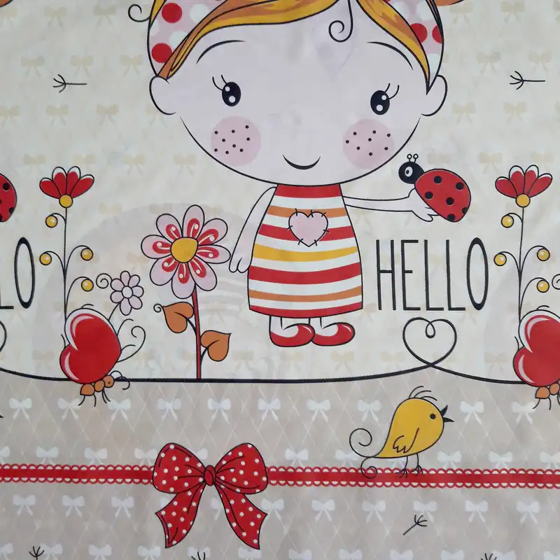 پارچه ملحفه سندس مدل مهر و ماه کد FK219