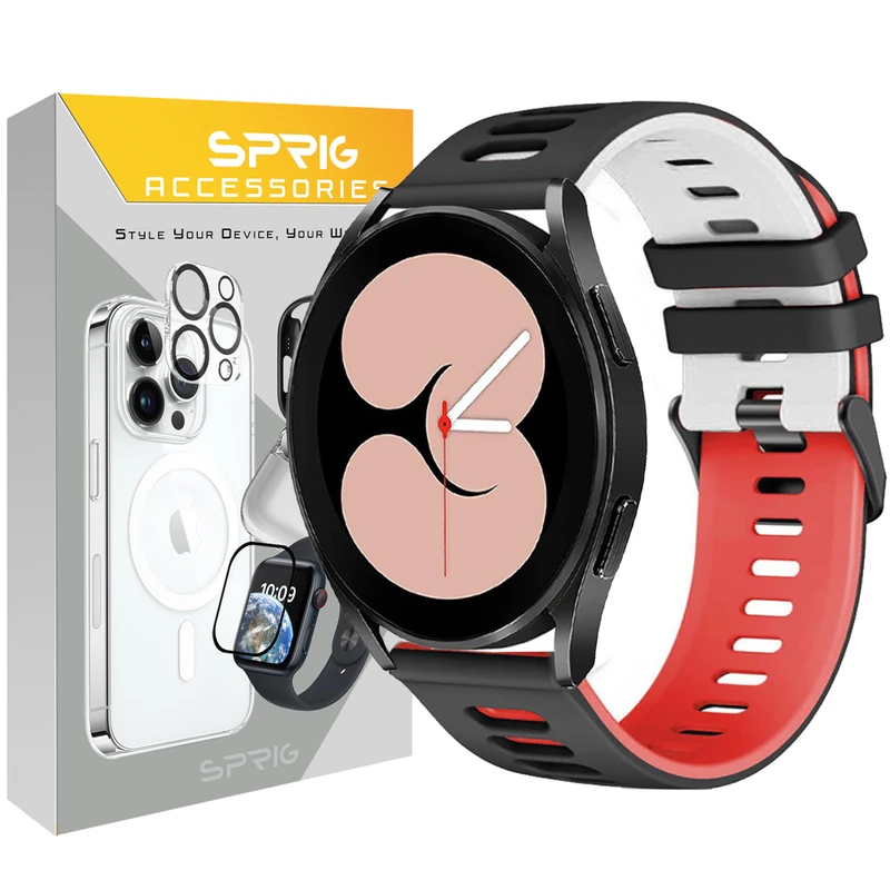 بند اسپریگ مدل Hike Mix مناسب برای ساعت هوشمند سامسونگ Galaxy 4/5/6 سایز 40/43/44/46/47 میلی متری