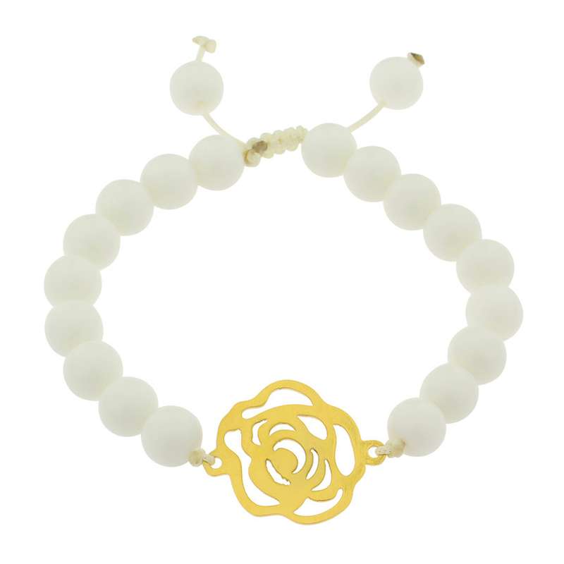 دستبند دخترانه مدل گل کد FL55 دستبند دخترانه مدل گل کد FL55