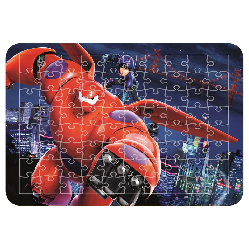 پازل 54 تکه مدل CHB1245 طرح انیمیشن شش ابر قهرمان