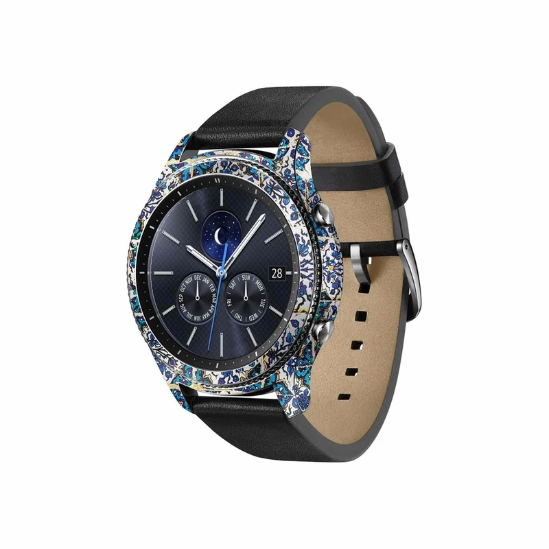 برچسب ماهوت طرح Iran-Tile1 مناسب برای ساعت هوشمند سامسونگ Galaxy Gear S3 Classic