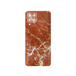 MAHOOT Red Marble Cover Sticker for Samsung M53