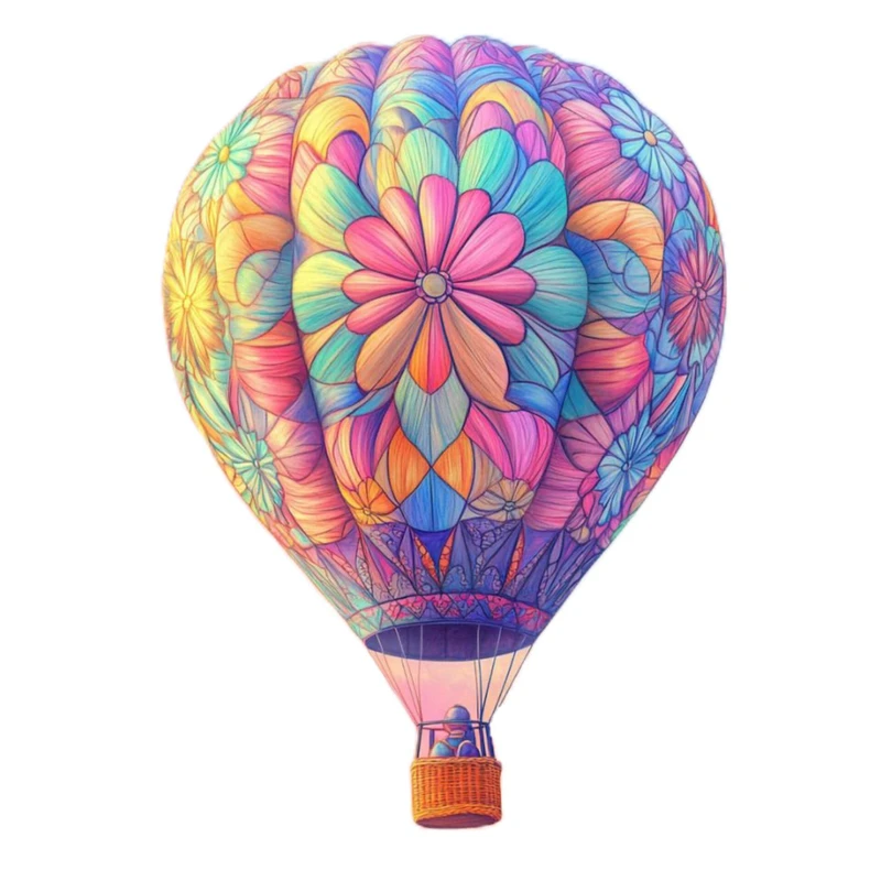 استیکر پارچه و لباس پاد آفرین مدل کارتونی بادکنک کد 3097