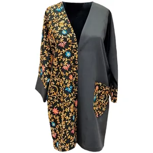 مانتو زنانه مدل قلاب دوزی کد MANGHO1