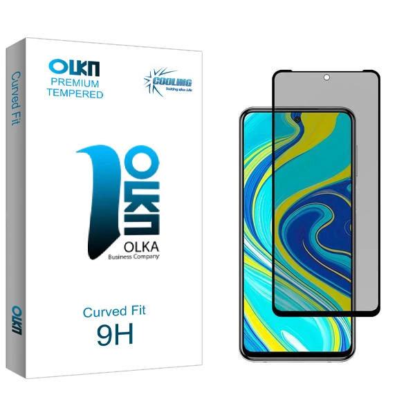 محافظ صفحه نمایش حریم شخصی کولینگ مدل Olka مناسب برای گوشی موبایل شیائومی Redmi Note 9S