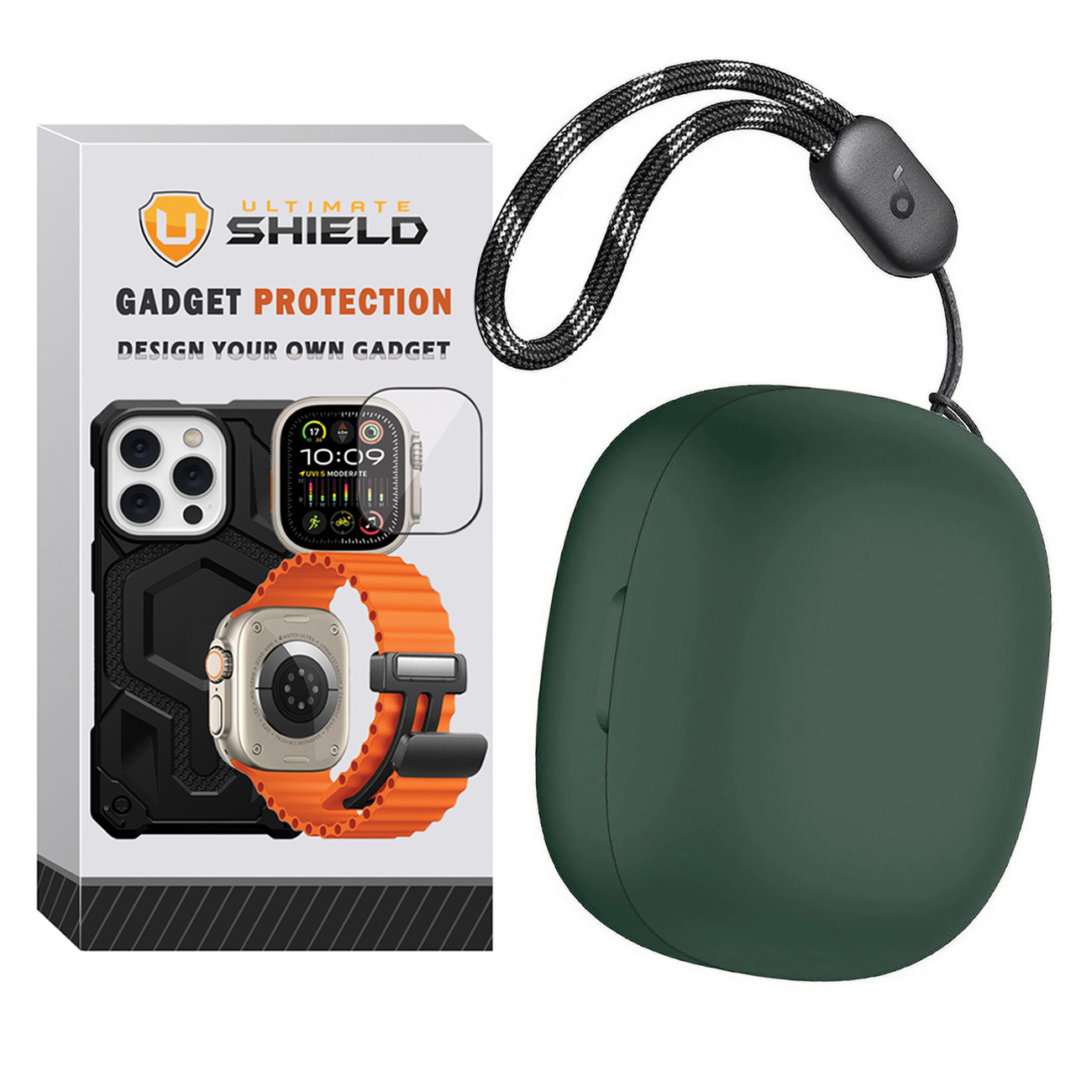 کاور آلتیمیت شیلد مدل Silicone UL مناسب برای کیس هدفون بیسیم انکر Soundcore R60i NC / P31i کاور آلتیمیت شیلد مدل Silicone UL مناسب برای کیس هدفون بیسیم انکر Soundcore R60i NC / P31i