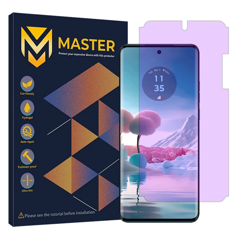 محافظ صفحه نمایش آنتی پرپل مستر مدل Eye Care مناسب برای گوشی موبایل موتورولا Edge 40 Neo