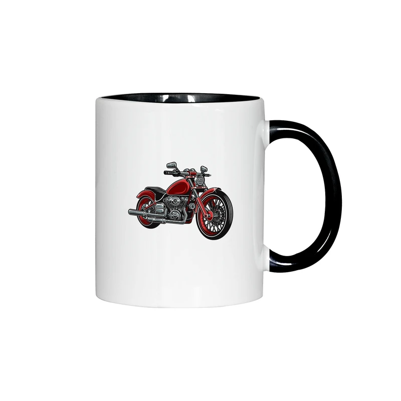 ماگ ژالینو طرح موتور سیکلت کلاسیک کد 001