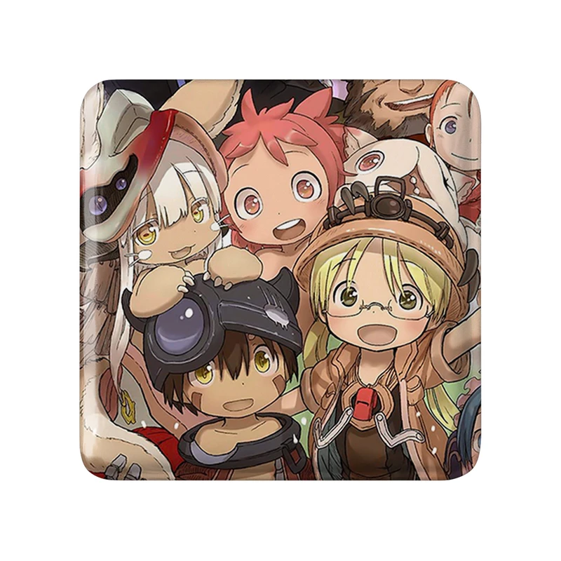 مگنت خندالو طرح ساخته شده در پزتگاه انیمه ساخته شده در پرتگاه Made in Abyss  مدل مربعی کد 22124