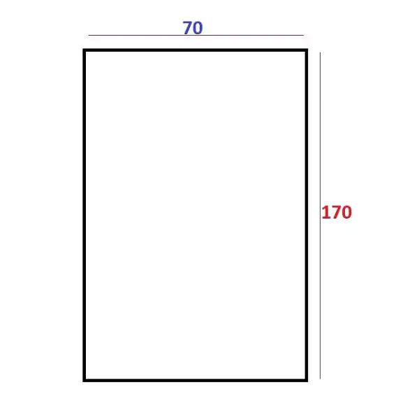 آینه مدل قدی کد 0710