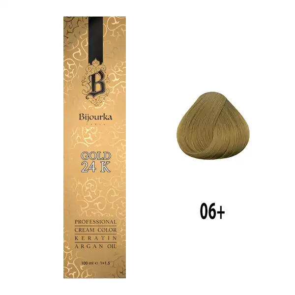 رنگ مو بیجورکا شماره 6+ حجم 100 میلی لیتر رنگ بلوند تیره اکسترا