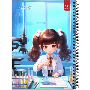 دفتر نقاشی 50 برگ انتشارات بله طرح دختر دانشمند کد A4-L701