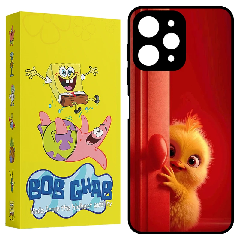 کاور باب قاب طرح جوجه مدل BCPN12 مناسب برای گوشی موبایل شیائومی Redmi Note 12 4G