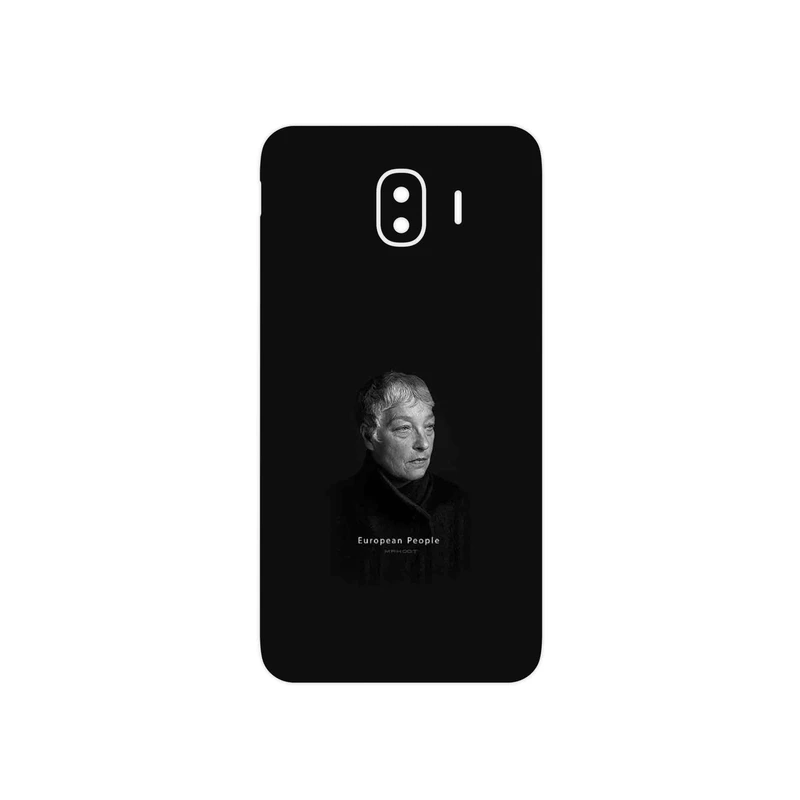 برچسب پوششی ماهوت مدل Portrait of a European Woman مناسب برای گوشی موبایل سامسونگ Galaxy J4