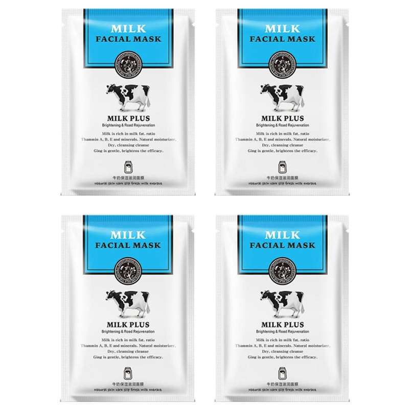 ماسک صورت رورک مدل Milk وزن 30 گرم مجموعه 4 عددی