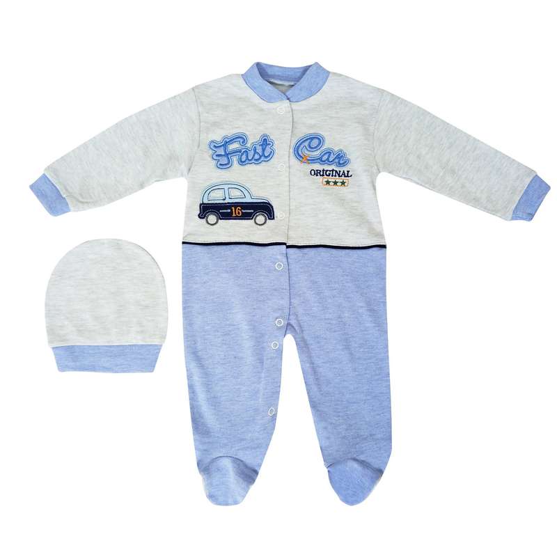 ست سرهمی و کلاه نوزادی مدل Esa bebe 2022