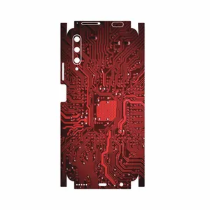 MAHOOT Red Printed Circuit Board-FullSkin Cover Sticker for Huawei Y9S