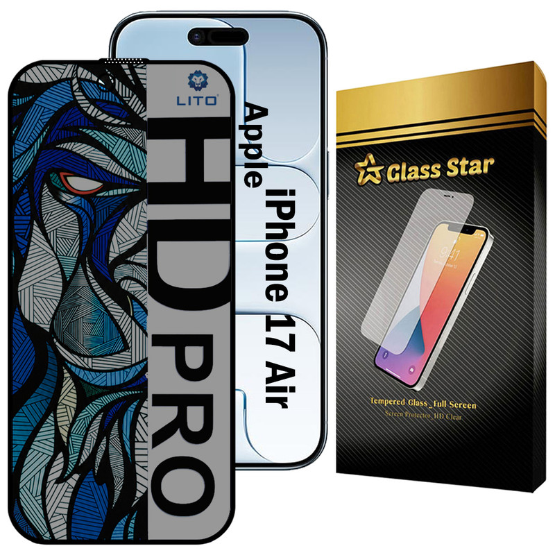 محافظ صفحه نمایش گلس استار مدل LITOPRVG مناسب برای گوشی موبایل اپل iPhone 17 Air