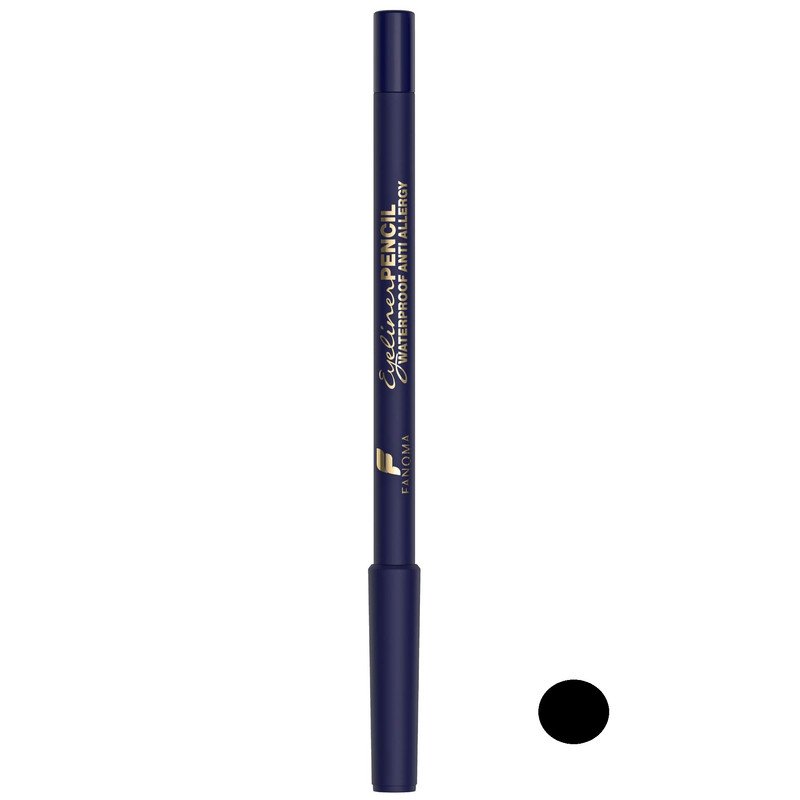 مداد چشم فانوما مدل ضد حساسیت رنگ مشکی شماره 01