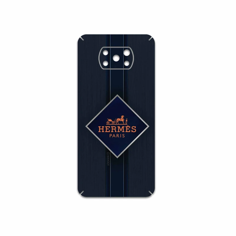 برچسب پوششی ماهوت مدل Hermes-Logo مناسب برای گوشی موبایل شیائومی Poco X3 Pro