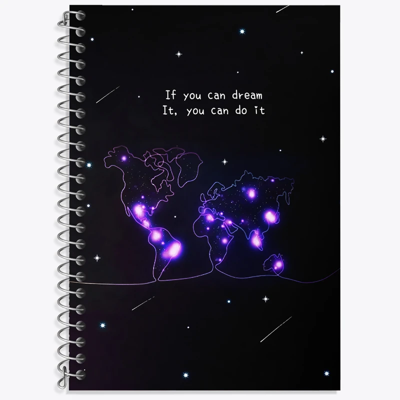 دفتر لغت 50 برگ خندالو طرح If You Can Dream It You Can Do It کد N3632