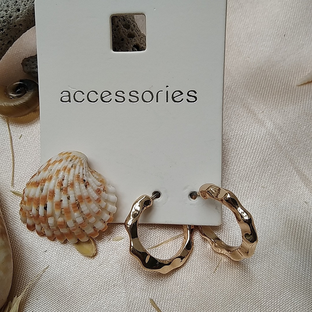 گوشواره زنانه اکسسورایز مدل حلقه ای کد H82 گوشواره زنانه اکسسورایز مدل حلقه ای کد H82