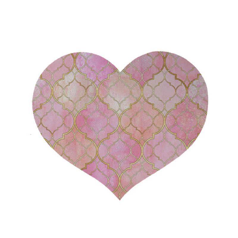 پادری مدل قلب طرح مدرن کد 8613 سایز 90 × 90 سانتی متر