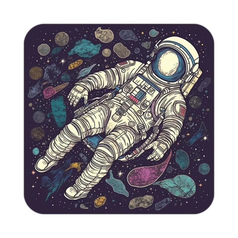 زیر لیوانی کاکتی طرح فضانورد مدل mp46420